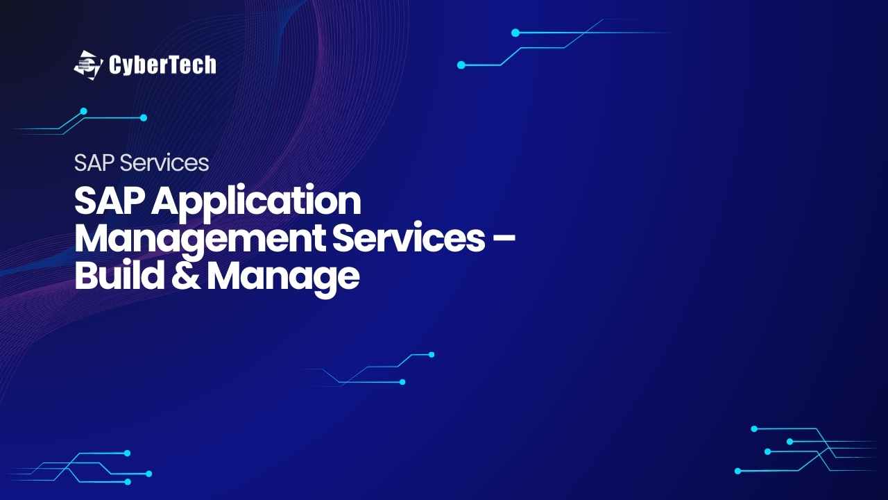 SAP Support and Application Management Services